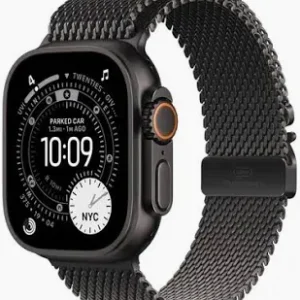 Apple Watch Ultra 3 Black Titanium with Milanese Loop
